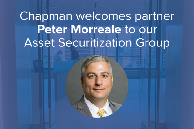 Chapman Welcomes Partner Peter Morreale