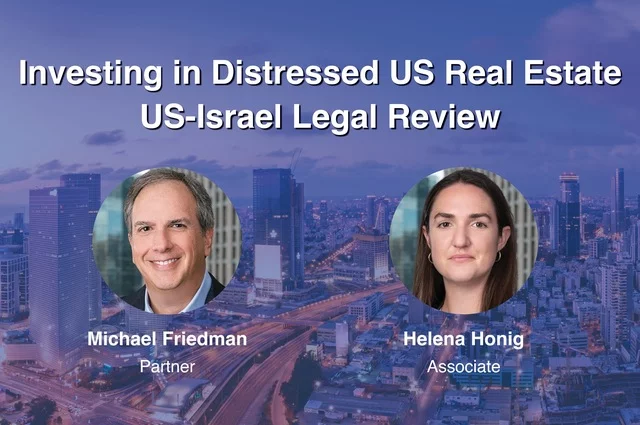 Investing in Distressed US Real Estate