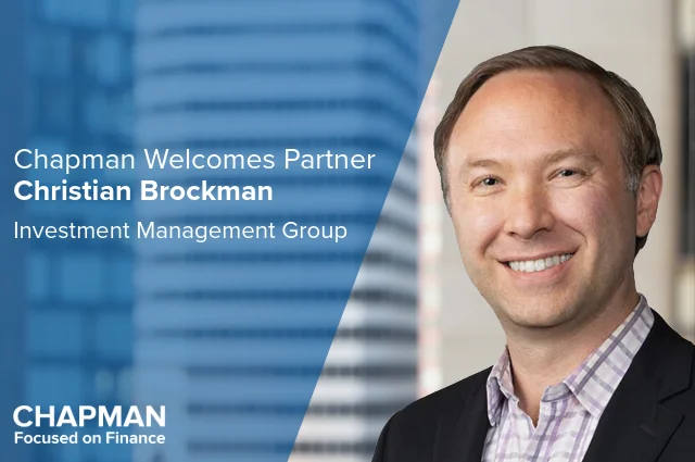 Chapman Welcomes Partner Christian Brockman