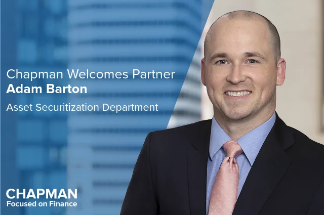 Chapman Welcomes Partner Adam Barton