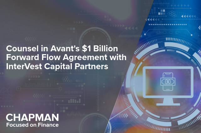 Featured Image For Avant $1 Billion Forward Flow Agreement with InterVest Capital Partners