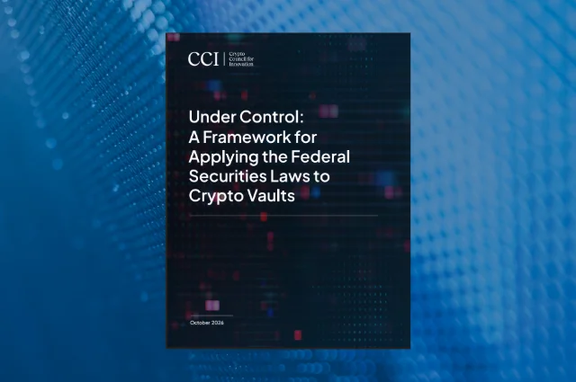 Inside Crypto Vaults: CCI's Vault Coalition Responds to the SEC